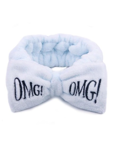 bandeau éponge headband oh my god bleu ciel pas cher