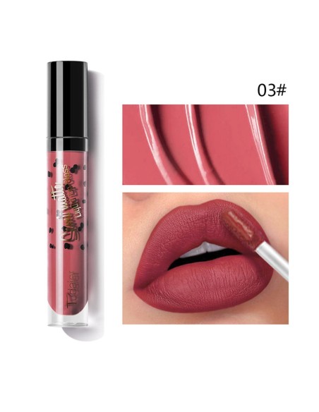 Encre à lèvres mat |6 couleurs : Nude Rouge Violet Rose|123 Cosmé