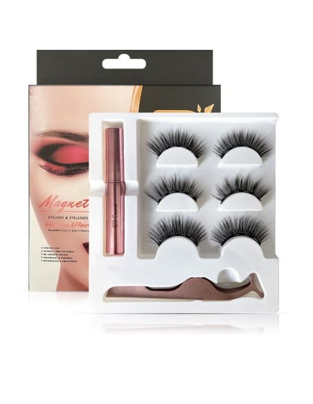 Faux cils magnétique et eye liner magnétique pas cher