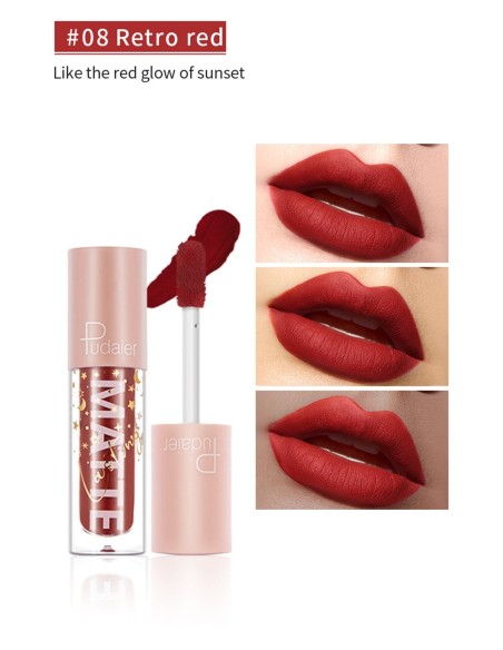 Rouge à lèvres Mat Glam & Chic |Gloss Mat Longue duré |123 Cosmé