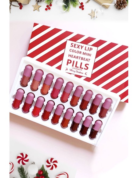 Coffret de Rouge à lèvres pour Noël - maquillage pas cher - 123 Cosmé