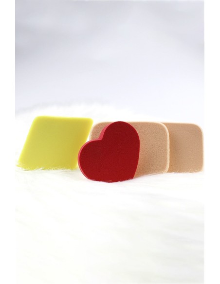 Eponge prédécoupé de maquillage