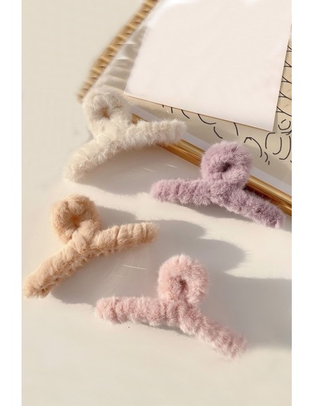 Pince à cheveux Beige Duveteux - 123 Cosmé