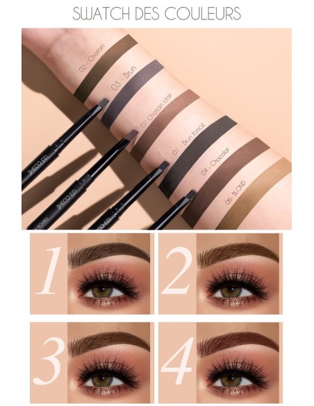 Crayon à sourcils longue duré pas cher