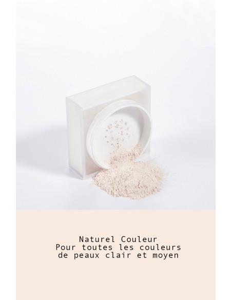 Poudre Libre Mate fixante|8 couleurs pour un teint parfait|123 Cosmé