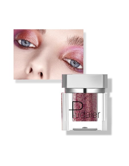 fard à paupières holographique rose et or - maquillage pas cher - 123 Cosmé