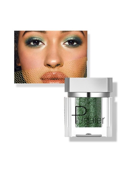 fard à paupières holographique vert - maquillage pas cher - 123 Cosmé