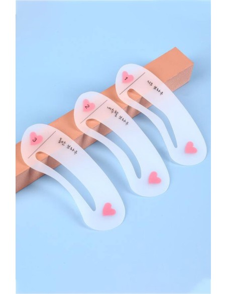 Kit tampon à sourcils et pochoirs - Un sourcils parfait - 123 Cosmé