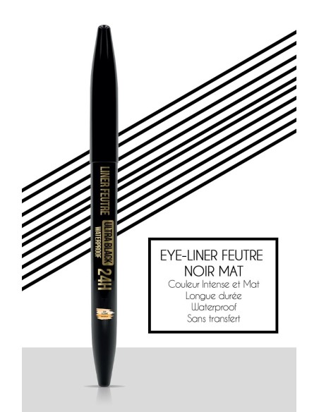 Eyeliner noir Mat feutre - Maquillage pas cher - 123Cosmé