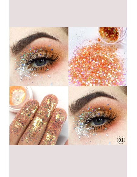 Paillettes Intenses - Yeux, lèvres, ongles - 36 Couleurs - 123 Cosmé