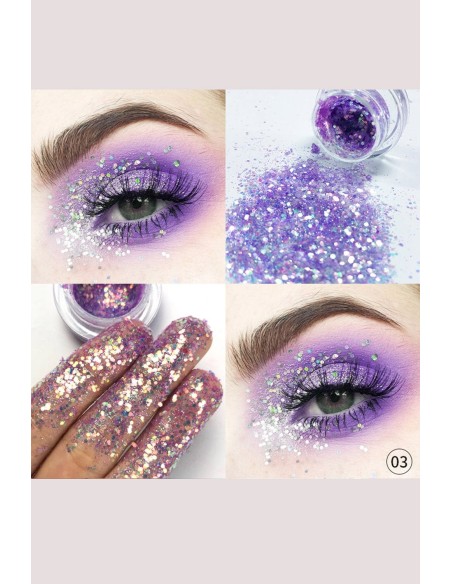 Paillettes Intenses - Yeux, lèvres, ongles - 36 Couleurs - 123 Cosmé