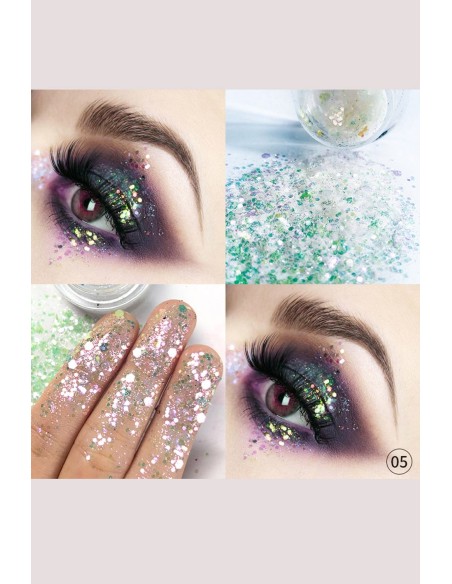 Paillettes Intenses - Yeux, lèvres, ongles - 36 Couleurs - 123 Cosmé