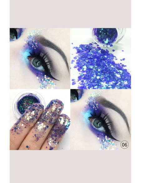 Paillettes Intenses - Yeux, lèvres, ongles - 36 Couleurs - 123 Cosmé