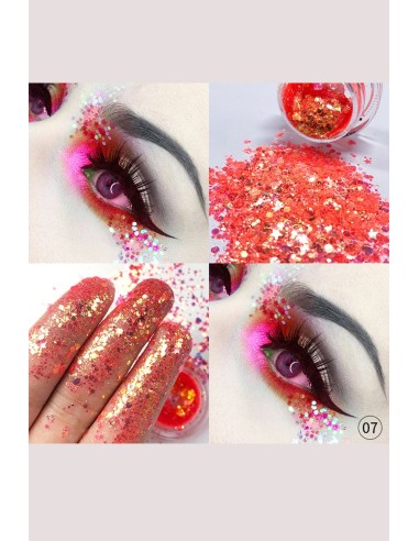 Paillettes Intenses - Yeux, lèvres, ongles - 36 Couleurs - 123 Cosmé