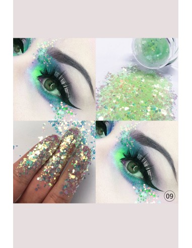 Paillettes Intenses - Yeux, lèvres, ongles - 36 Couleurs - 123 Cosmé