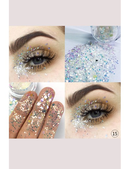 Paillettes Intenses - Yeux, lèvres, ongles - 36 Couleurs - 123 Cosmé