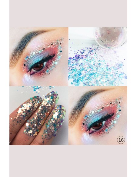 Paillettes Intenses - Yeux, lèvres, ongles - 36 Couleurs - 123 Cosmé