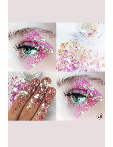 Paillettes Intenses - Yeux, lèvres, ongles - 36 Couleurs - 123 Cosmé