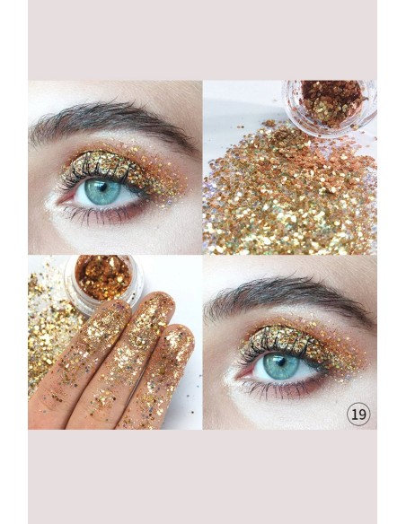 Paillettes Intenses - Yeux, lèvres, ongles - 36 Couleurs - 123 Cosmé