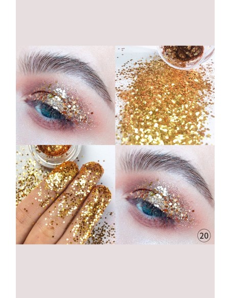 Paillettes Intenses - Yeux, lèvres, ongles - 36 Couleurs - 123 Cosmé