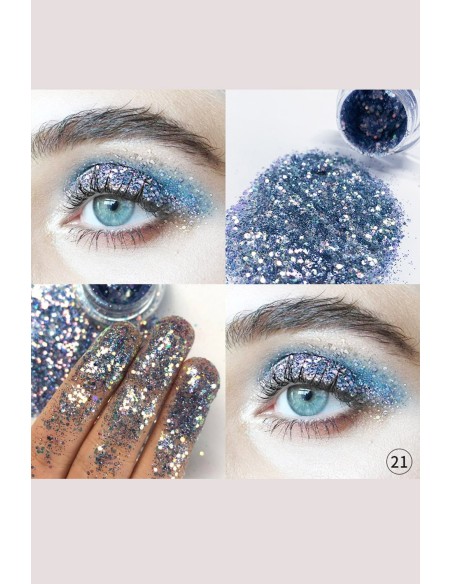 Paillettes Intenses - Yeux, lèvres, ongles - 36 Couleurs - 123 Cosmé