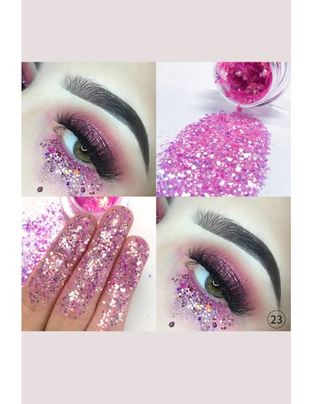 Paillettes Intenses - Yeux, lèvres, ongles - 36 Couleurs - 123 Cosmé