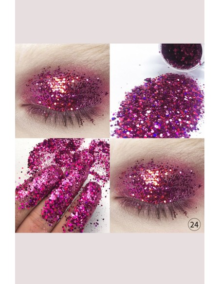 Paillettes Intenses - Yeux, lèvres, ongles - 36 Couleurs - 123 Cosmé