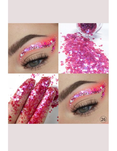 Paillettes Intenses - Yeux, lèvres, ongles - 36 Couleurs - 123 Cosmé