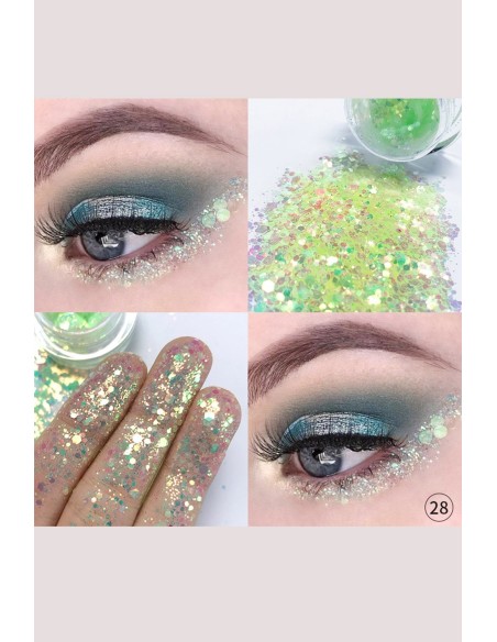 Paillettes Intenses - Yeux, lèvres, ongles - 36 Couleurs - 123 Cosmé