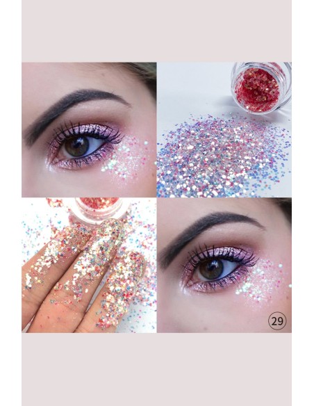 Paillettes Intenses - Yeux, lèvres, ongles - 36 Couleurs - 123 Cosmé