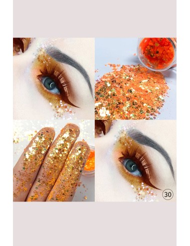 Paillettes Intenses - Yeux, lèvres, ongles - 36 Couleurs - 123 Cosmé