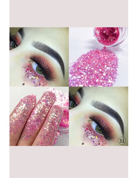 Paillettes Intenses - Yeux, lèvres, ongles - 36 Couleurs - 123 Cosmé