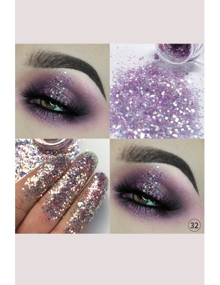 Paillettes Intenses - Yeux, lèvres, ongles - 36 Couleurs - 123 Cosmé