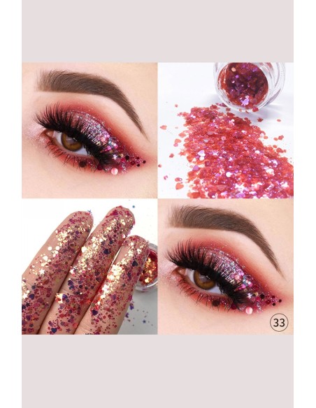 Paillettes Intenses - Yeux, lèvres, ongles - 36 Couleurs - 123 Cosmé