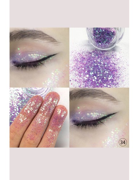 Paillettes Intenses - Yeux, lèvres, ongles - 36 Couleurs - 123 Cosmé