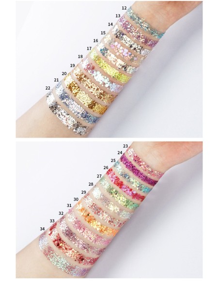 Paillettes Intenses - Yeux, lèvres, ongles - 36 Couleurs - 123 Cosmé