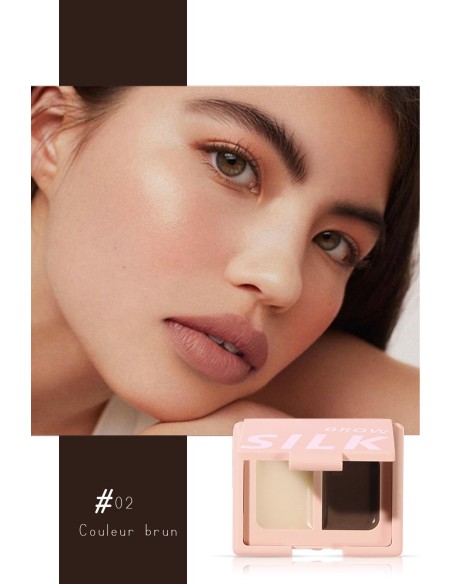 Palette cire à sourcils brun - 123 Cosmé