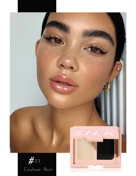 Palette cire à sourcils noir - 123 Cosmé