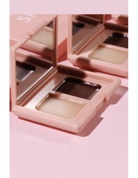 Palette cire à sourcils - Noir Brun châtain - 123 Cosmé