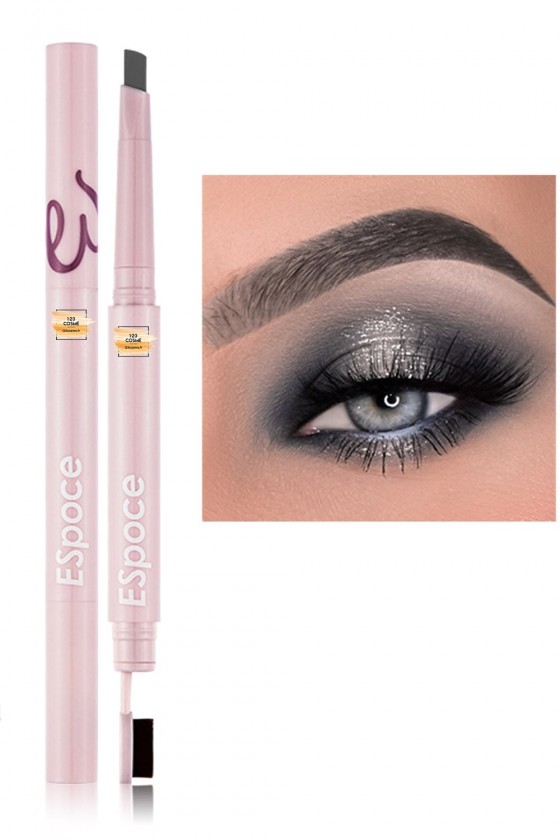 Crayon à sourcils gris foncé Longue durée - Maquillage des sourcils - 123 Cosmé