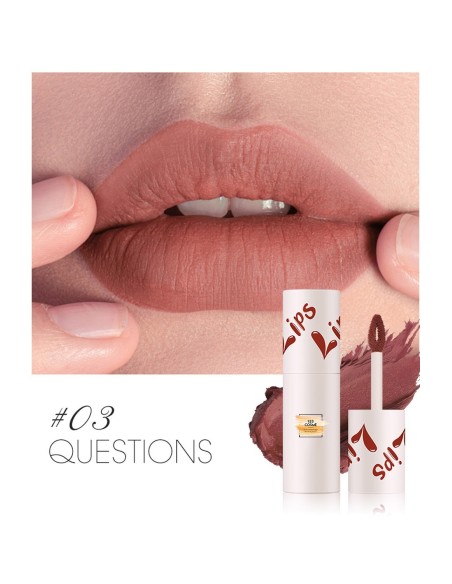 Gloss Lip & Cheek mud Mat - 18 teintes incroyable  - 123 Cosmé