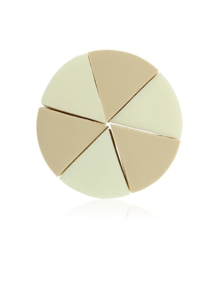 Lot d'éponges prédécoupées pour fond de teint et bb crème pas cher