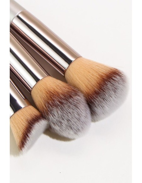 Set Pinceaux Champagne - pinceaux pour les yeux et le teint - 123 Cosmé