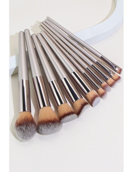 Set Pinceaux Champagne - pinceaux pour les yeux et le teint - 123 Cosmé