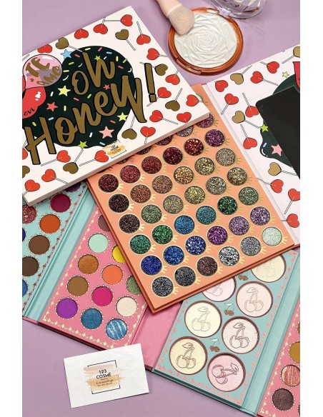 palette pour les yeux de paillettes glitter -123 Cosmé