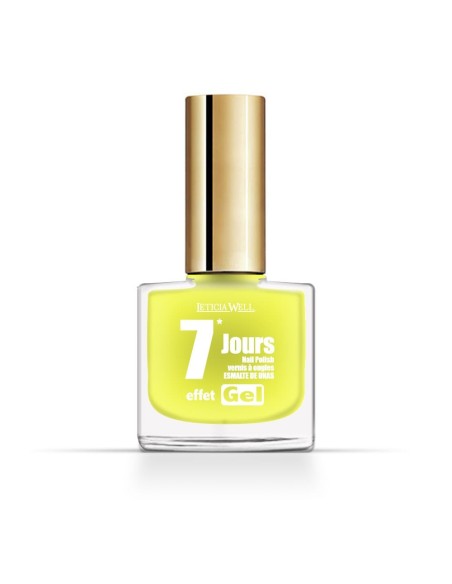 vernis effet gel jaune fluo
