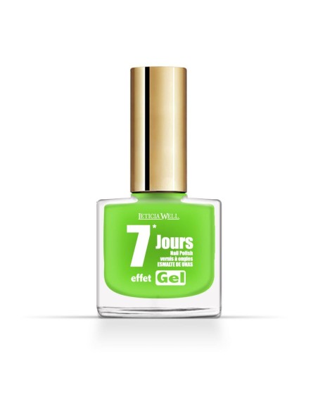 vernis effet gel vert fluo