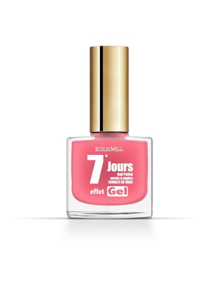 vernis effet gel corail fluo