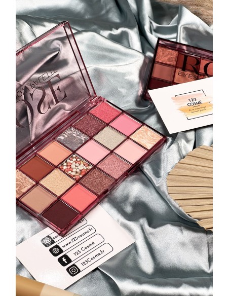 Palette Rose - palette pour les yeux de couleur rose - 123 Cosmé