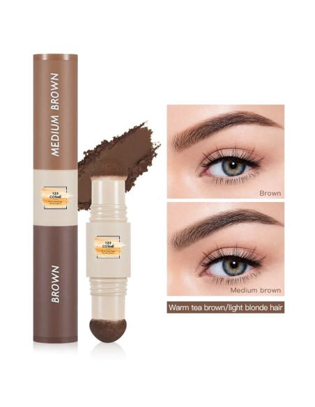 Tampon à sourcils Châtain foncé - marron Brun - 123 Cosmé